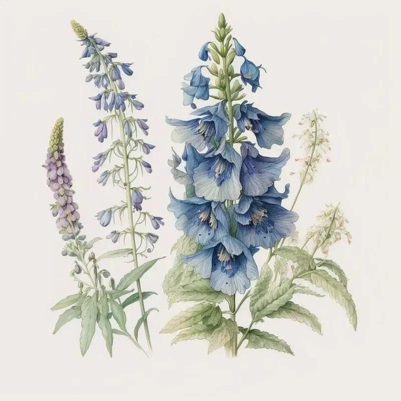 Beautiful Botanical Flower Illustrations