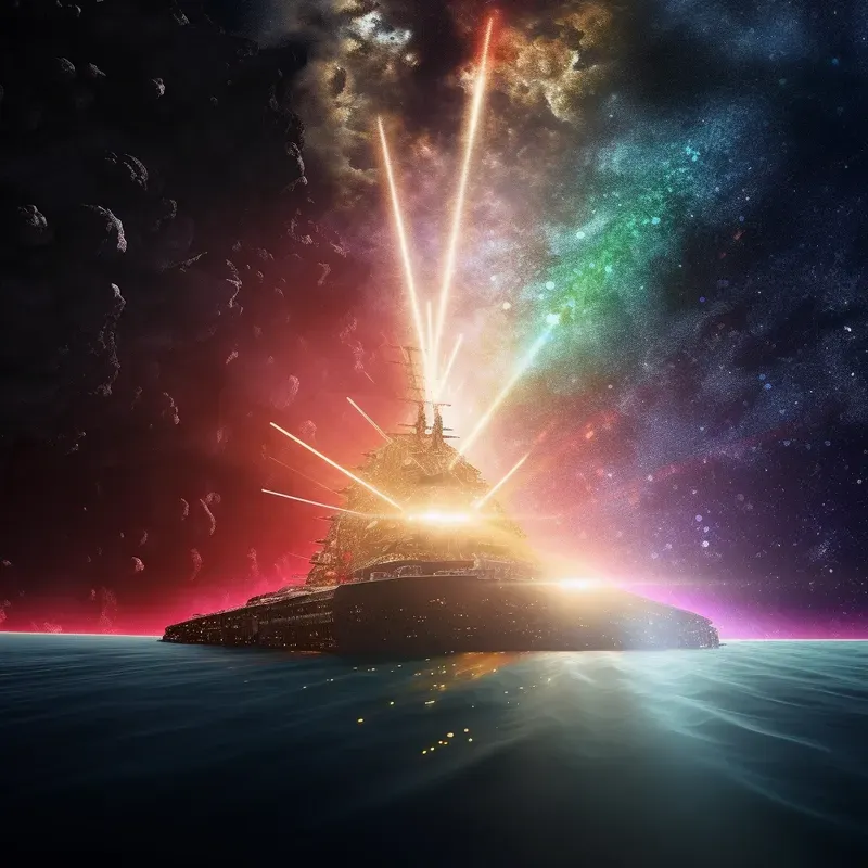 Epic Space Ships In The Universe