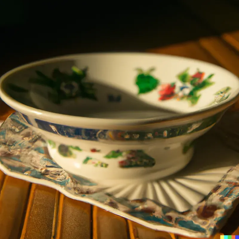 Photorealistic Asian Porcelain
