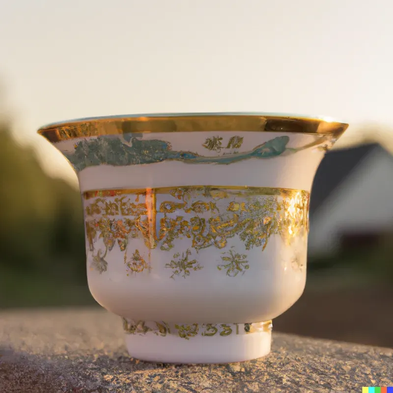 Photorealistic Asian Porcelain