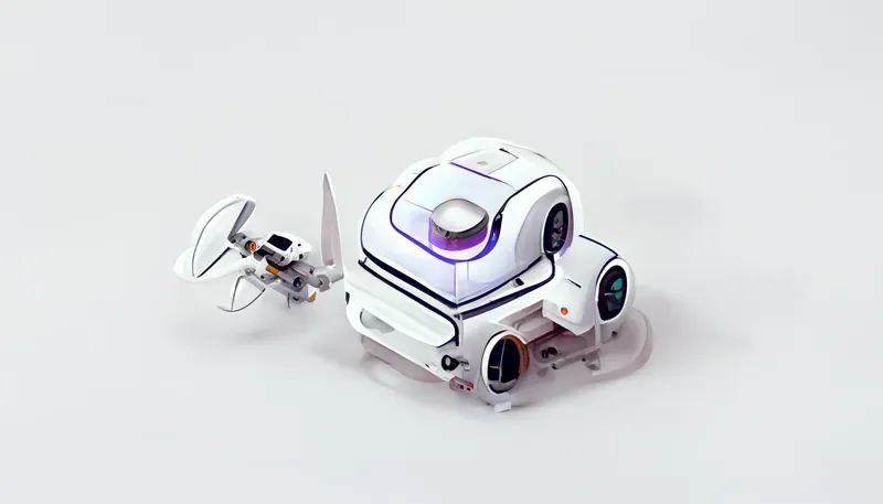 Cute 3D Robot Icon