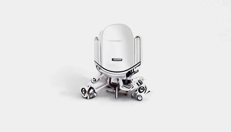 Cute 3D Robot Icon