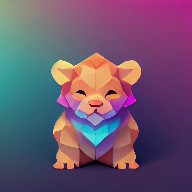 Cute Low Poly Animal