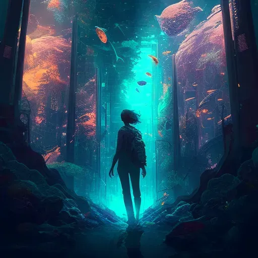 Bioluminescent Fantasy Worlds