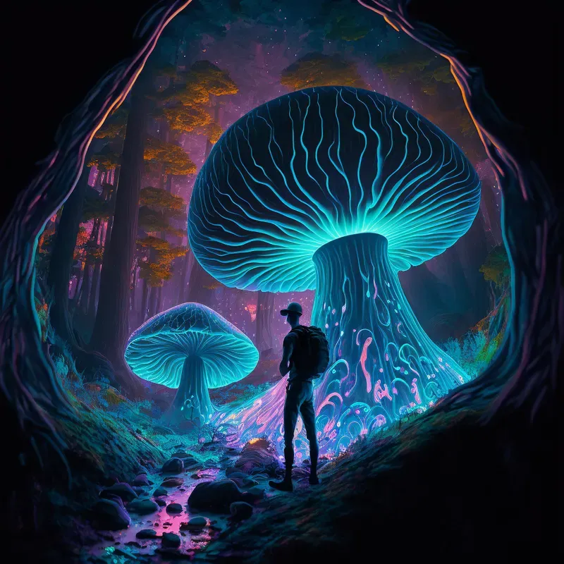 Bioluminescent Fantasy Worlds