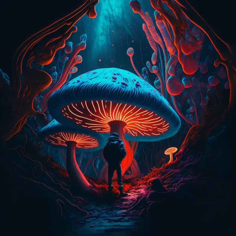 Bioluminescent Fantasy Worlds