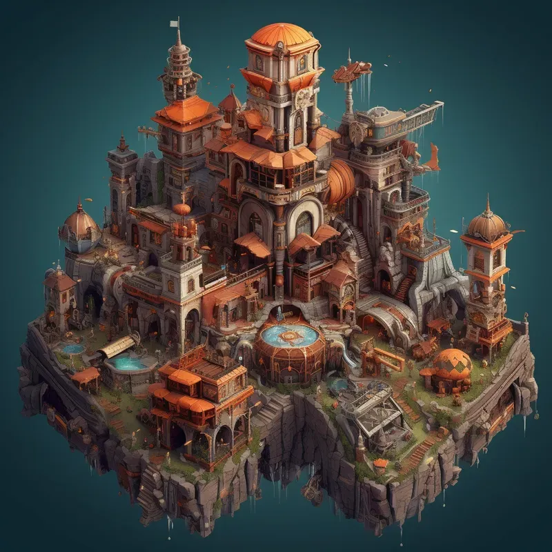 3D Isometric Game Assets