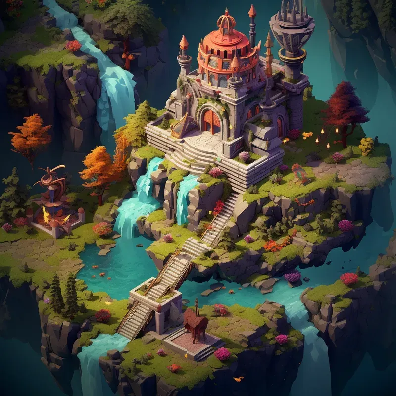 3D Isometric Game Assets