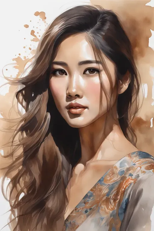 Watercolor Portrait Paintings