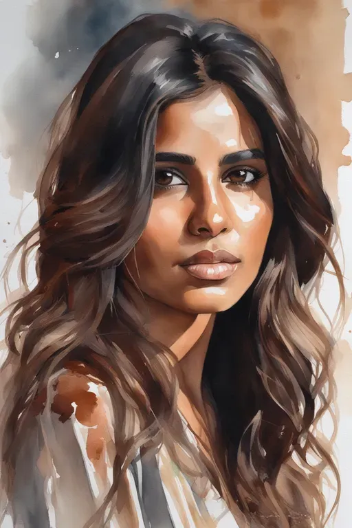 Watercolor Portrait Paintings