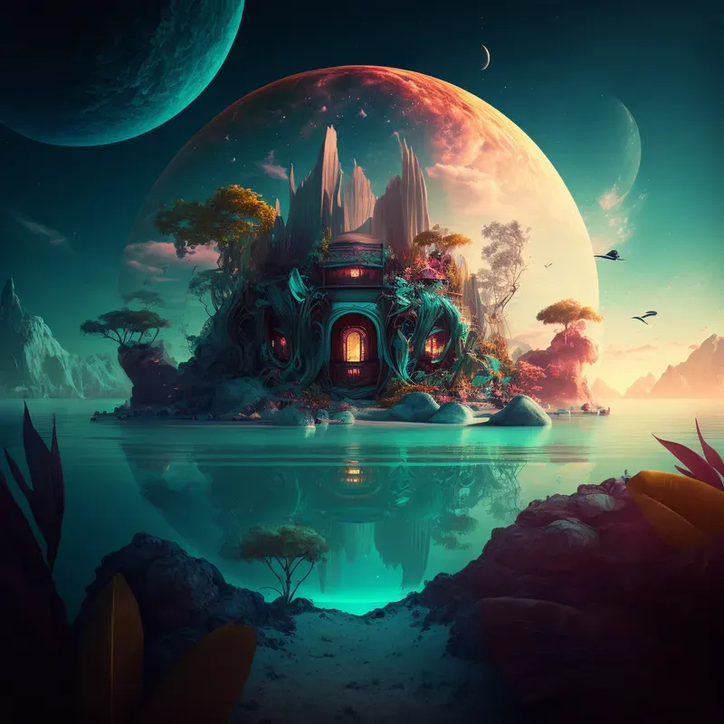 Fantasy Worlds Illustrations