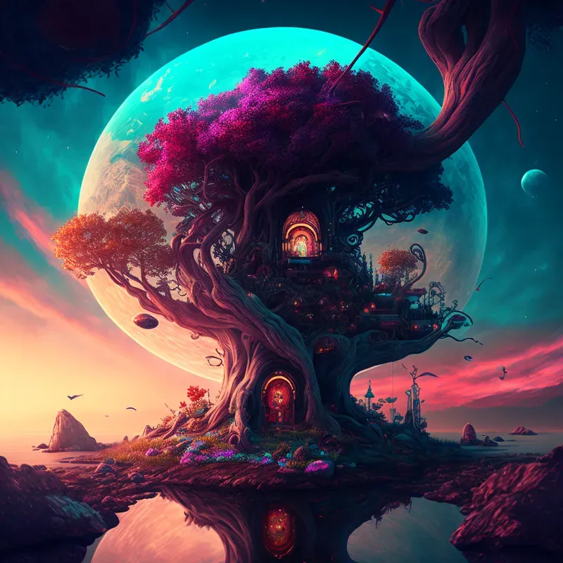 Fantasy Worlds Illustrations