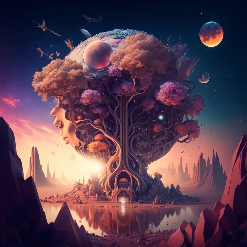 Fantasy Worlds Illustrations