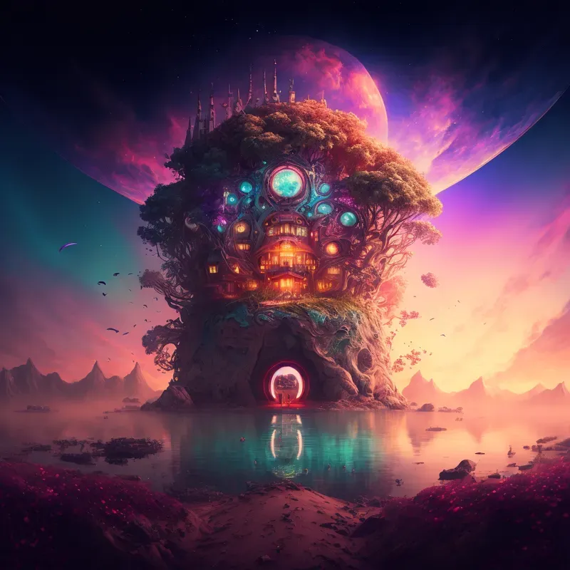 Fantasy Worlds Illustrations