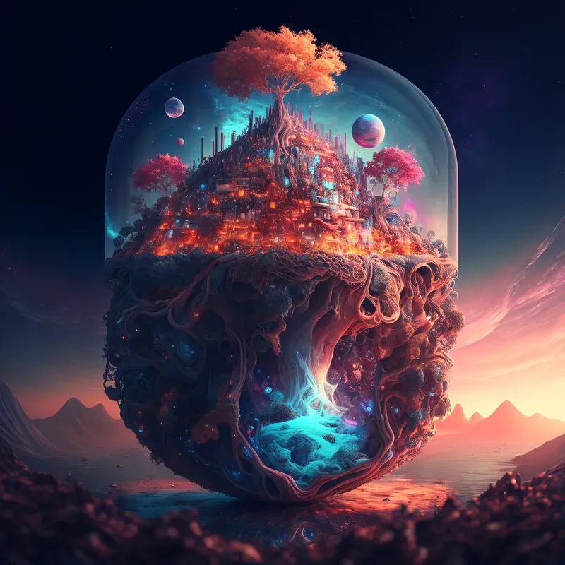 Fantasy Worlds Illustrations