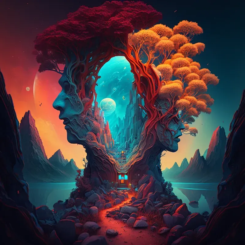 Fantasy Worlds Illustrations