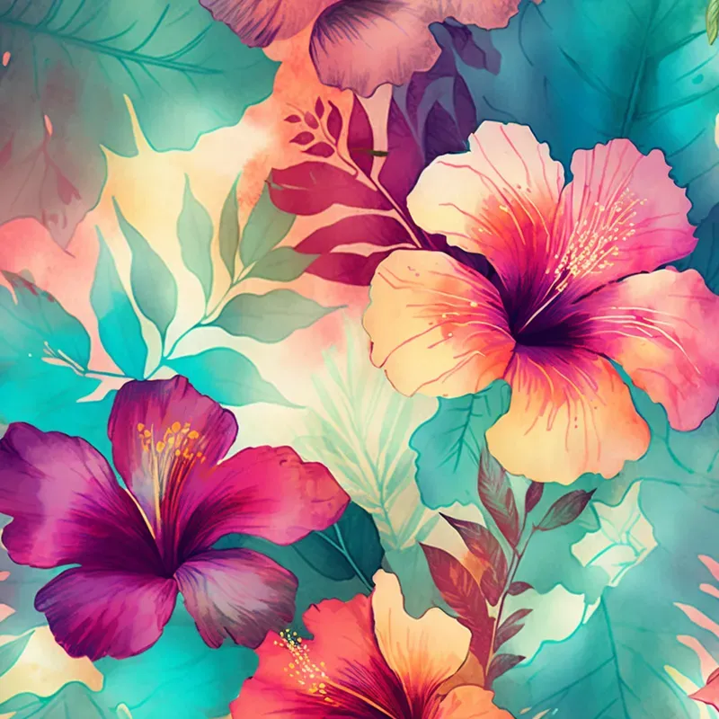Watercolor Floral Patterns