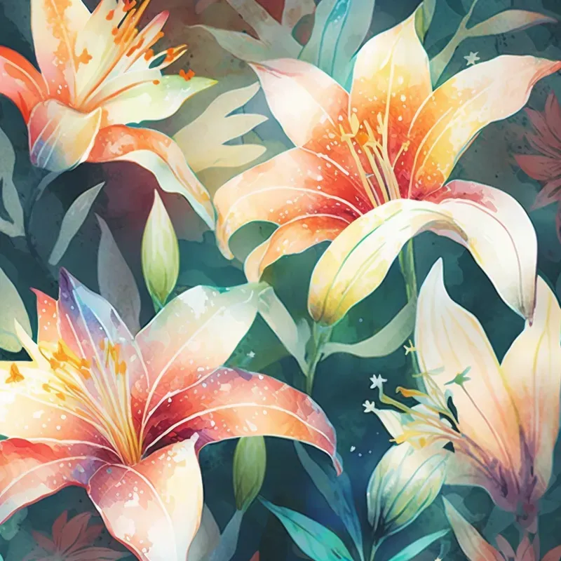 Watercolor Floral Patterns