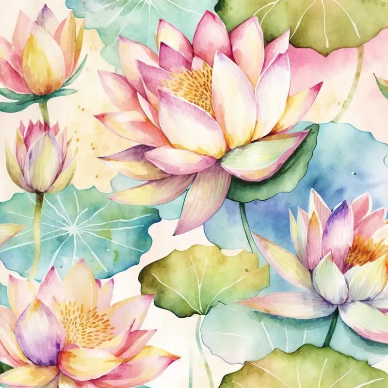 Watercolor Floral Patterns