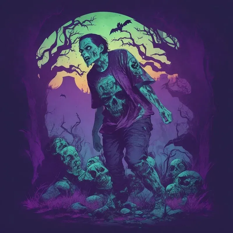 Halloween Tshirt Nightmare Creations
