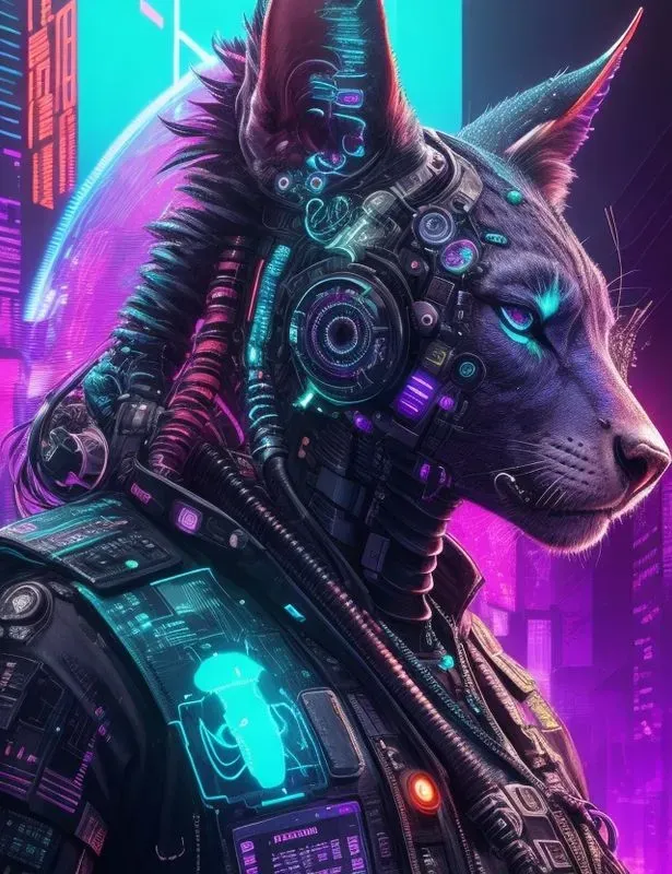 Cybernetic Hackers Portraits