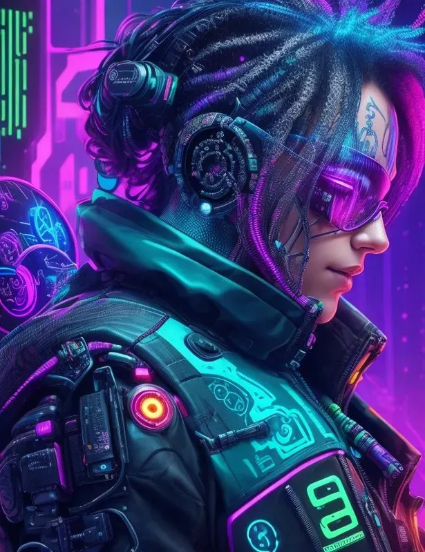 Cybernetic Hackers Portraits