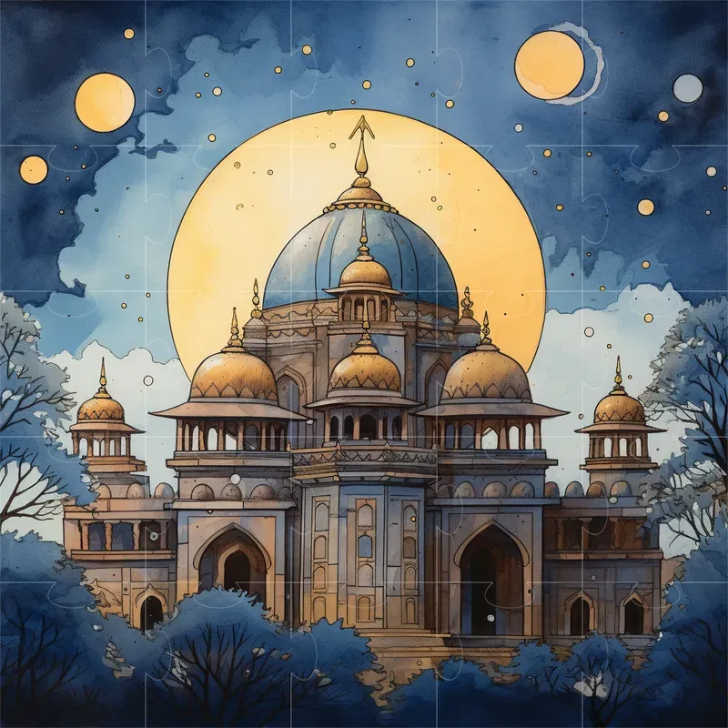 Bikash Bhattacharjee Ink Wash Paintings