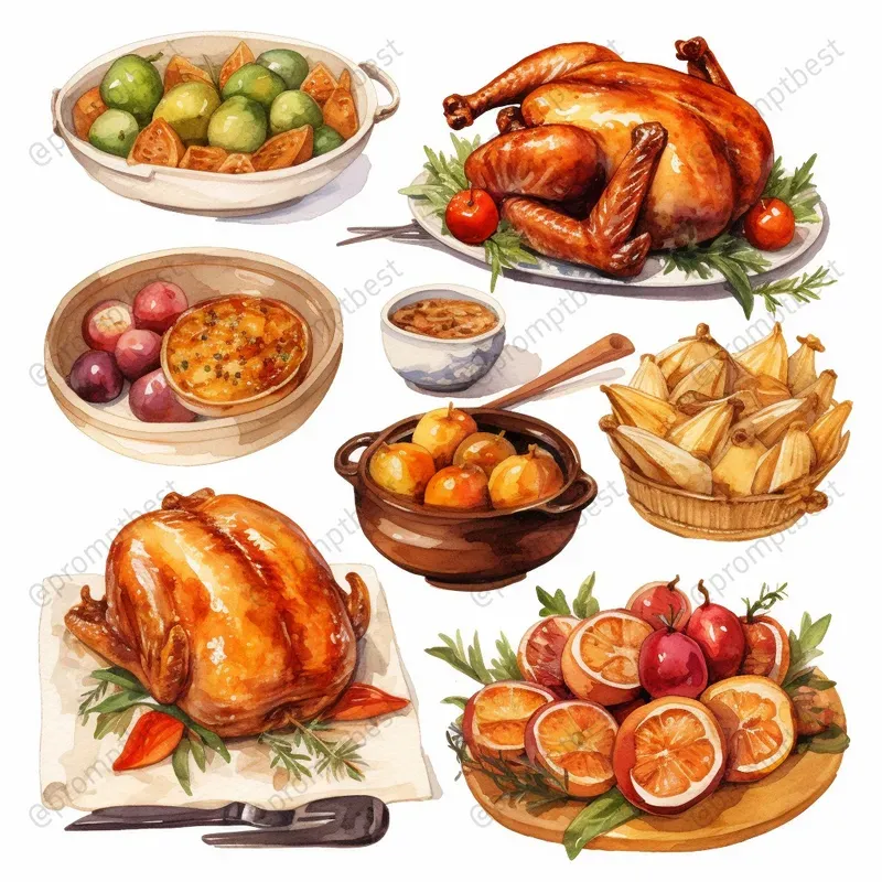 Holiday Food Cliparts