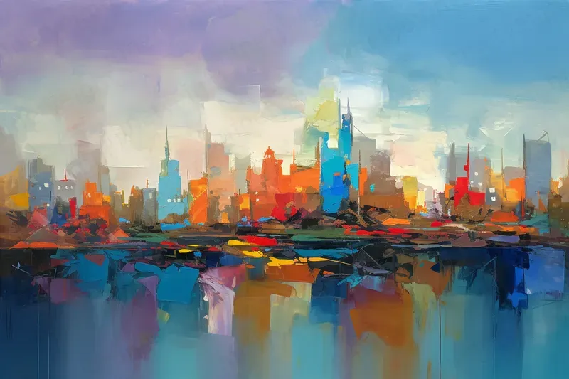 Abstract Oil Paintings
