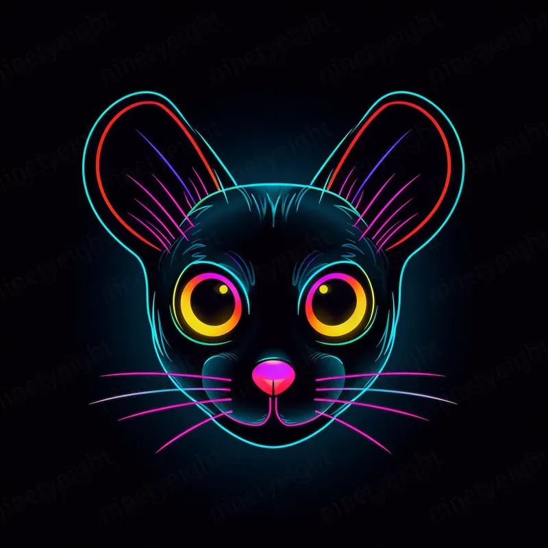 Glowing Animal Tshirt Graphic Designs