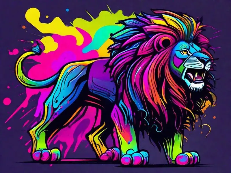 Illustrations Of Neon Colors