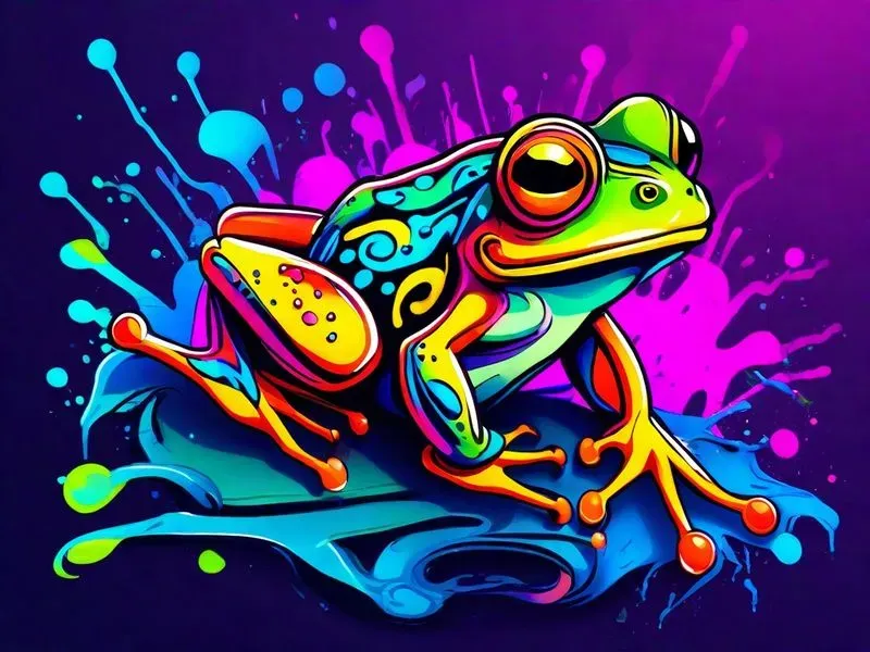 Illustrations Of Neon Colors