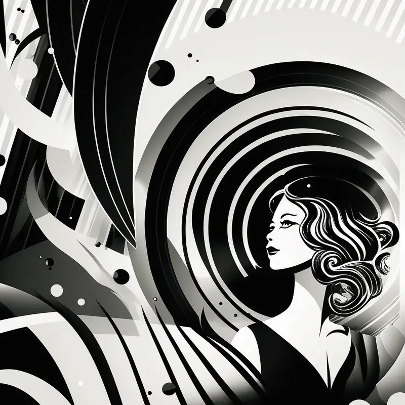 Colorful Bold Line Art