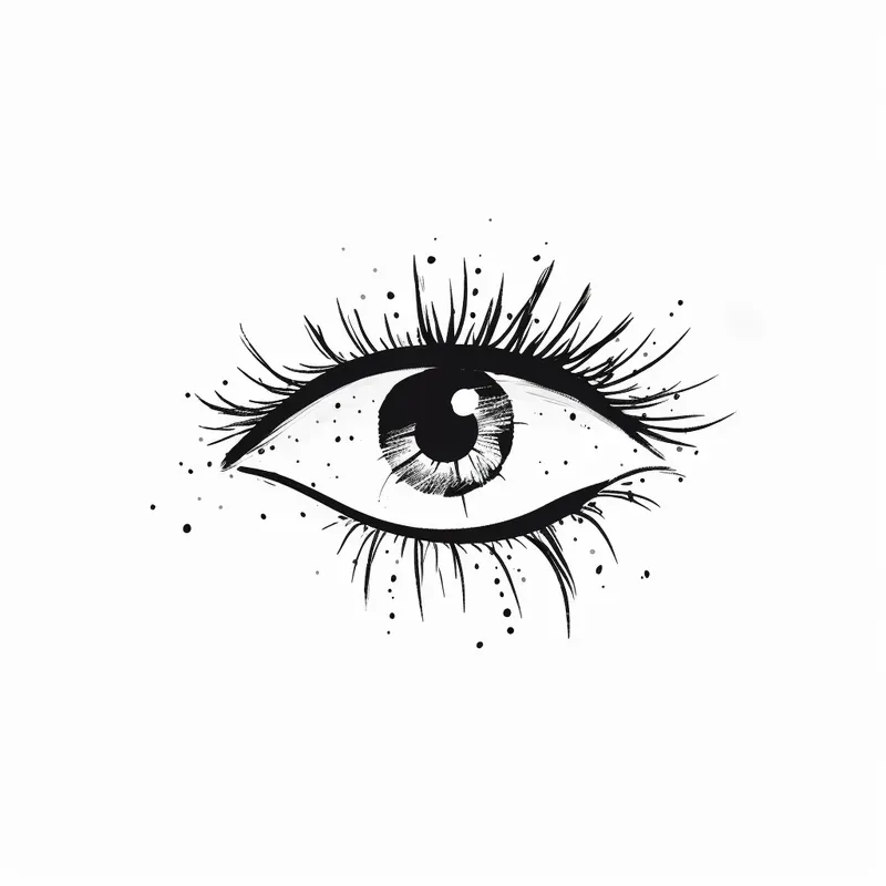 Firm And Simple Black And White Doodles