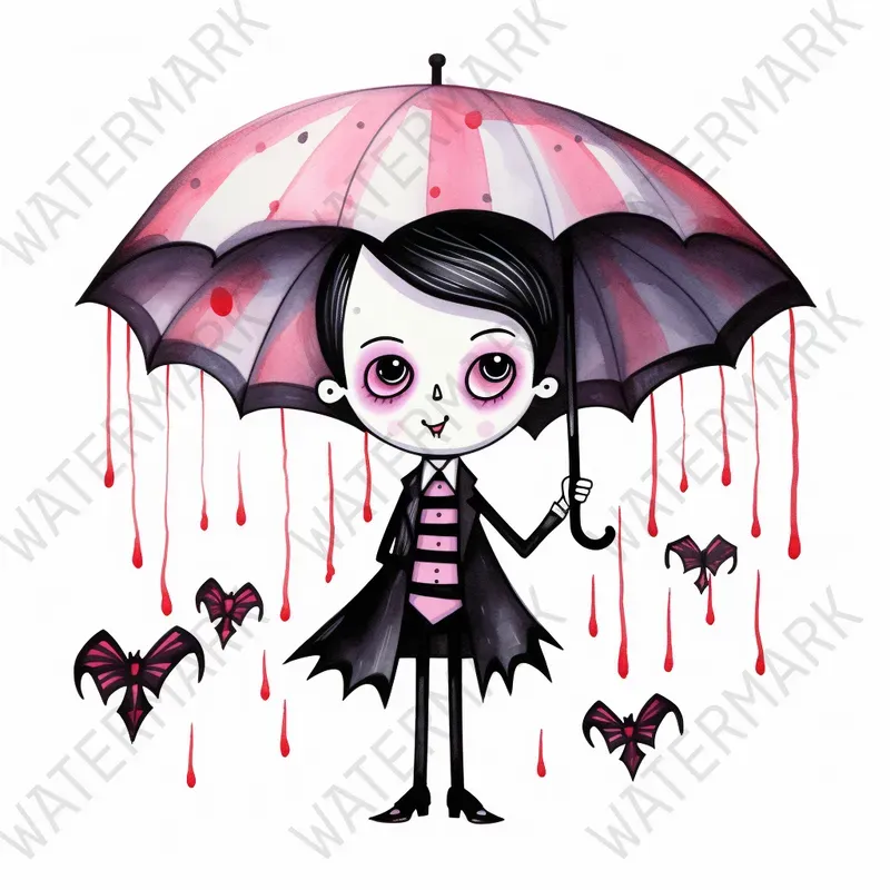 Cute Cartoon Characters Quirky Gothics
