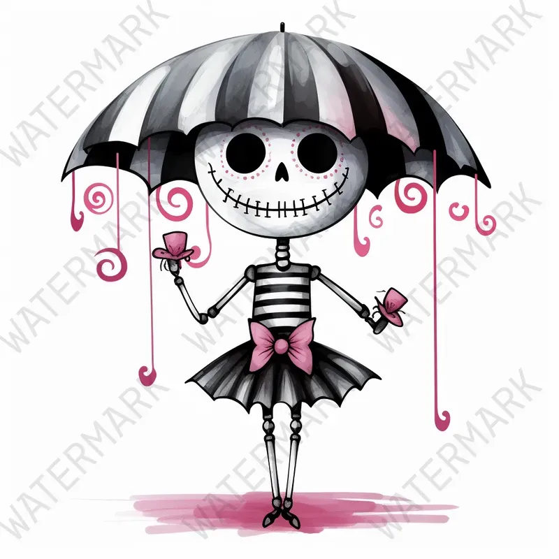 Cute Cartoon Characters Quirky Gothics
