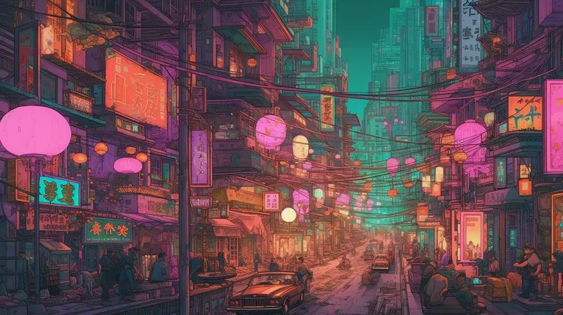 Beautiful Illustrations In A Bright Style