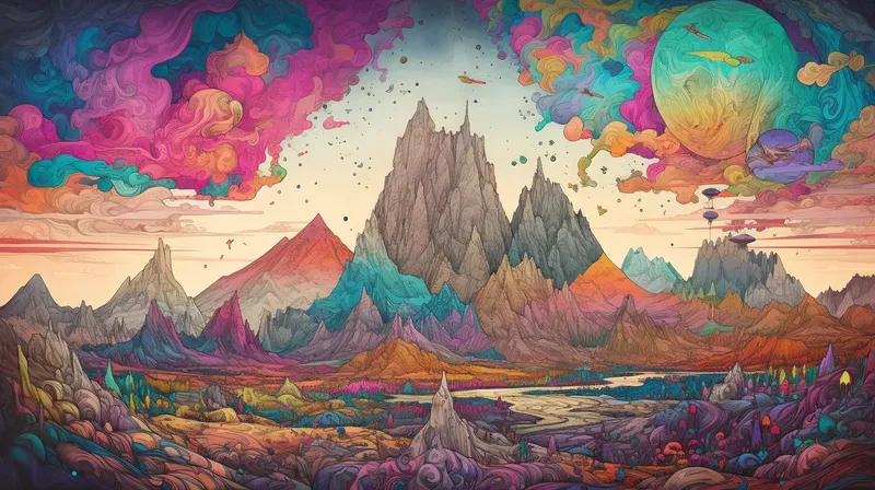Beautiful Illustrations In A Bright Style