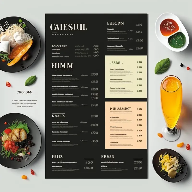 Professional Menu Mockups