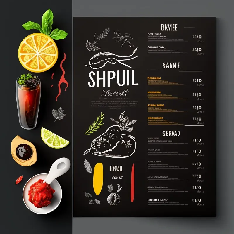 Professional Menu Mockups