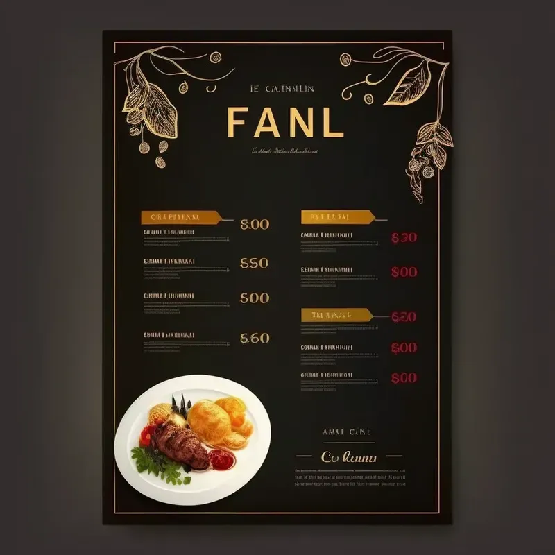 Professional Menu Mockups
