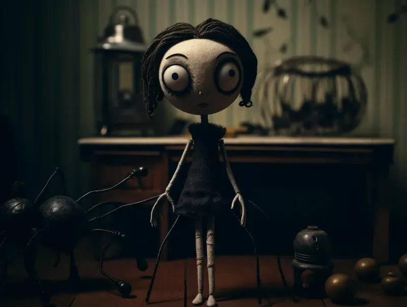 Tim Burton Style Stop Motion Puppets