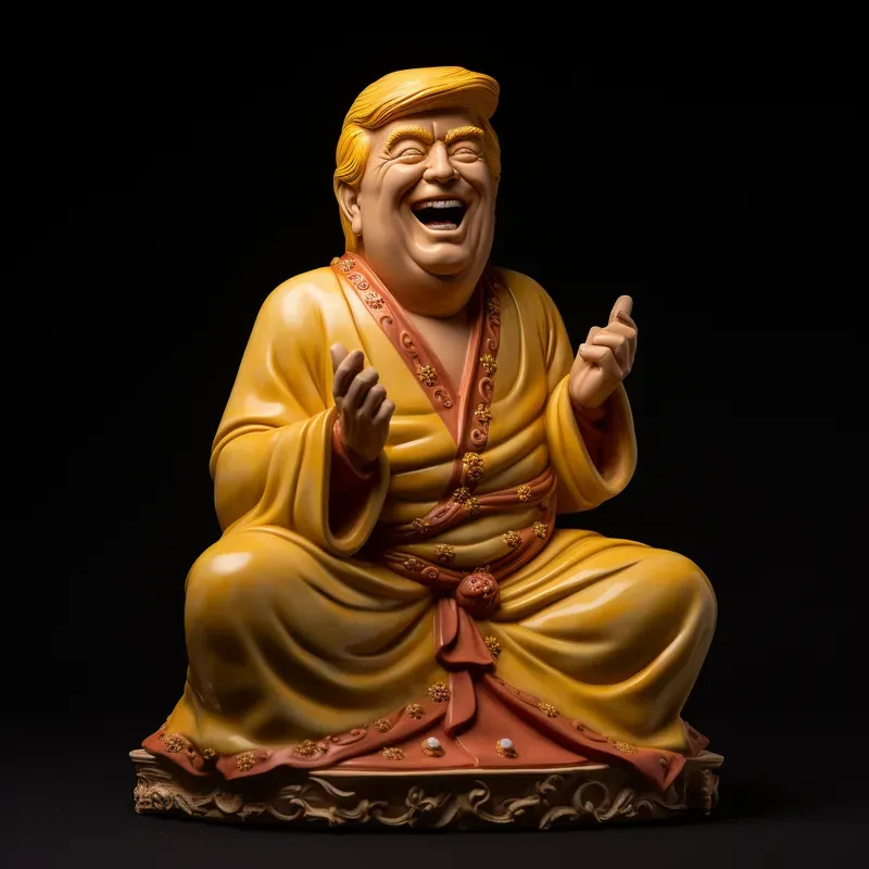 Famous People As Laughing Buddhas
