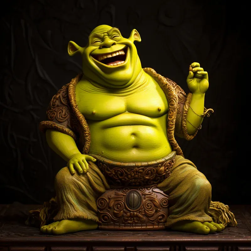 Famous People As Laughing Buddhas