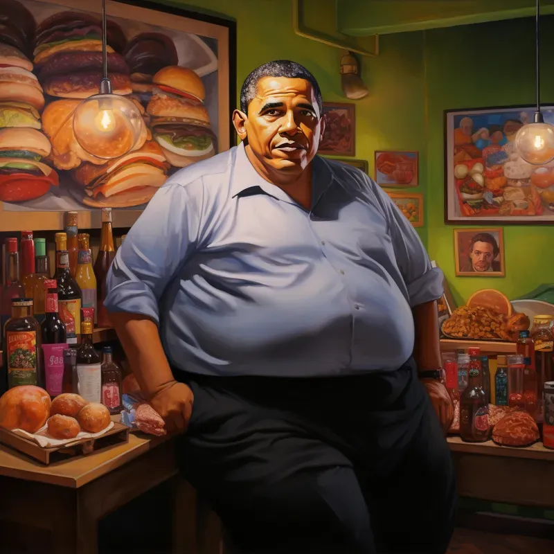 Celebrities In The Style Of Botero