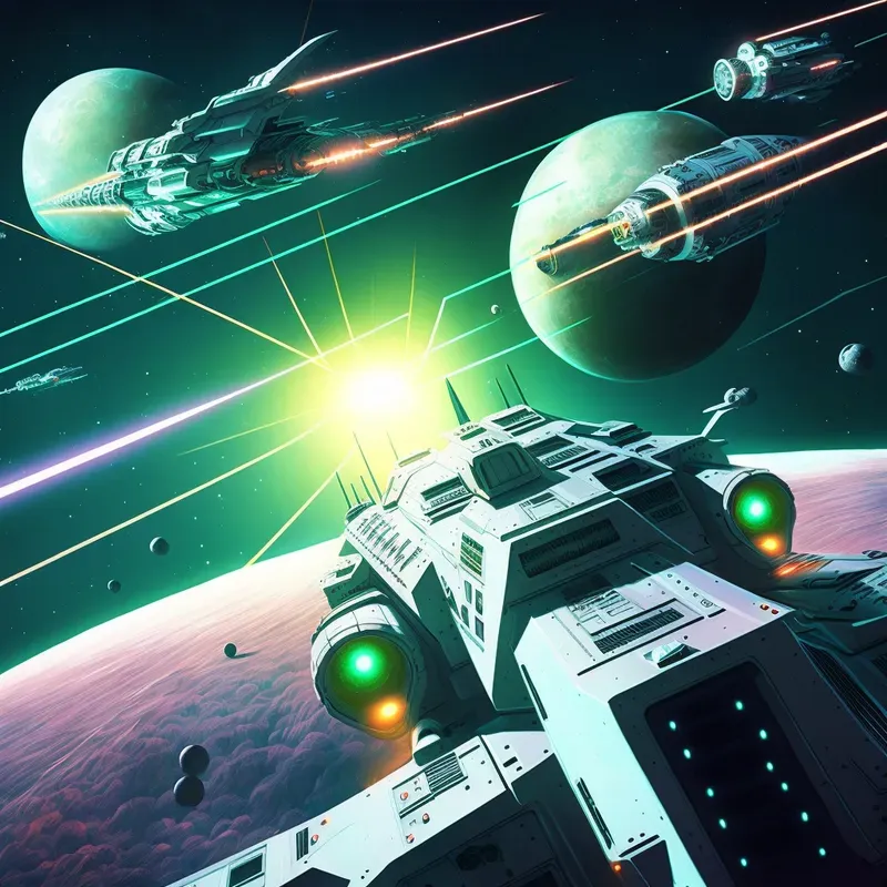 Spaceship Battle Wallpapers