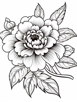 Easy Adult Coloring Pages