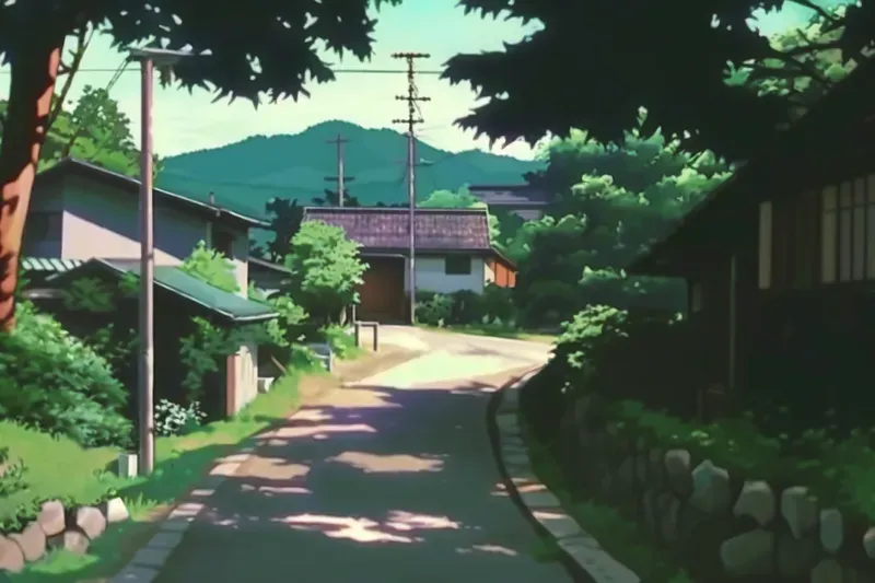 Retro Anime Landscapes