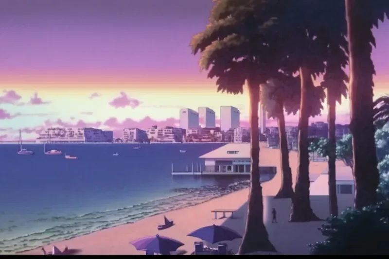 Retro Anime Landscapes
