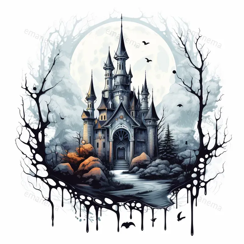 Halloween Tshirt Design Graphics
